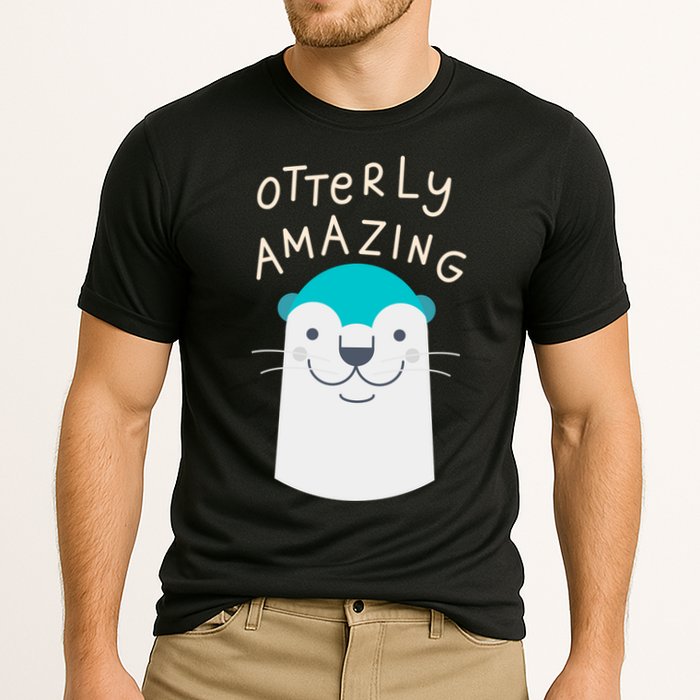 Otterly Amazing Cute Funny Cooling Performance Crew T-Shirt
