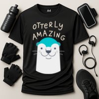 Otterly Amazing Cute Funny Cooling Performance Crew T-Shirt
