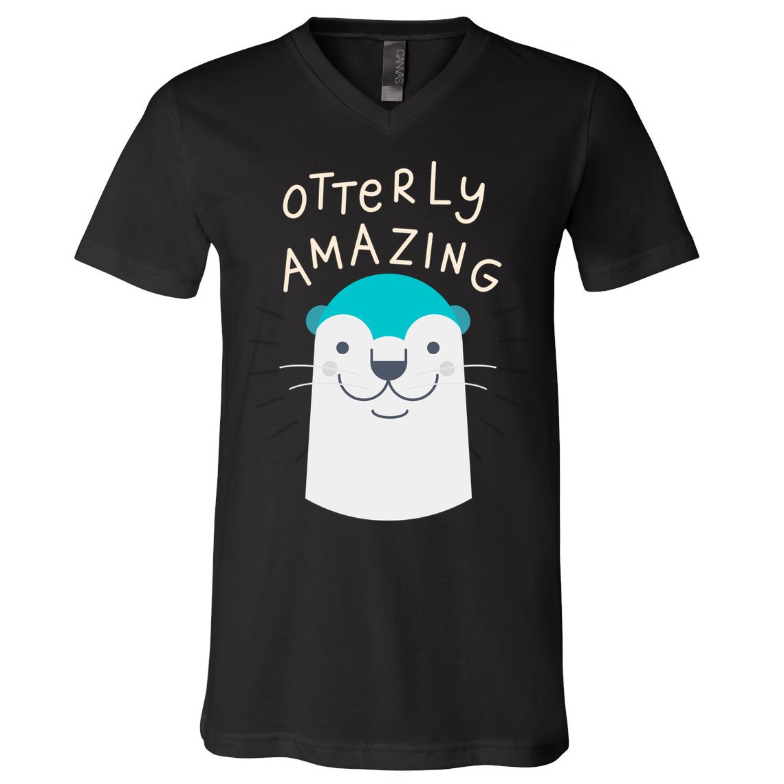 Otterly Amazing Cute Funny V-Neck T-Shirt