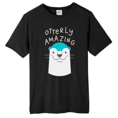 Otterly Amazing Cute Funny Tall Fusion ChromaSoft Performance T-Shirt