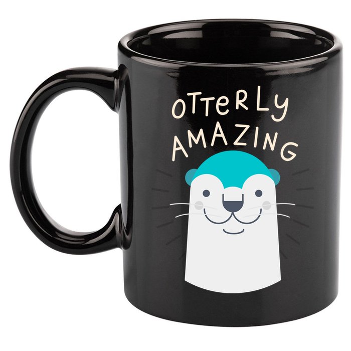 Otterly Amazing Cute Funny 11oz C Handle Ceramic Mug