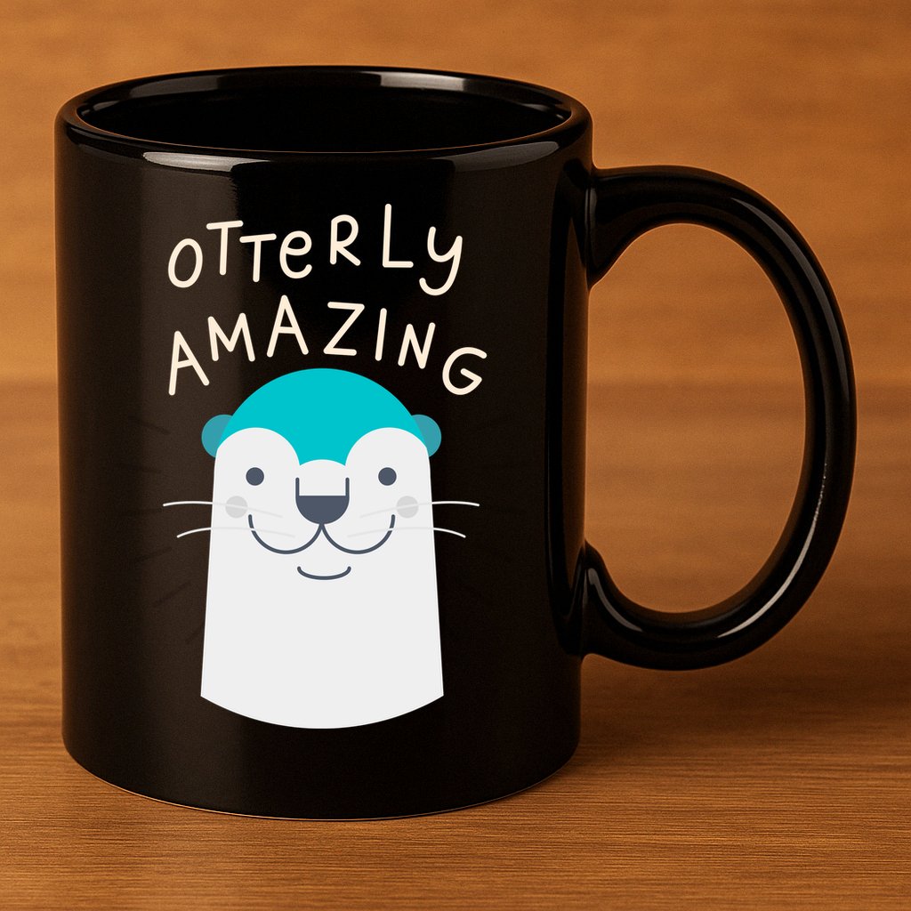 Otterly Amazing Cute Funny 11oz C Handle Ceramic Mug