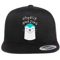 Otterly Amazing Cute Funny Flatbill Hat
