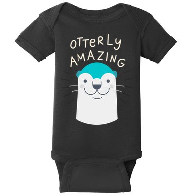 Otterly Amazing Cute Funny Baby Bodysuit