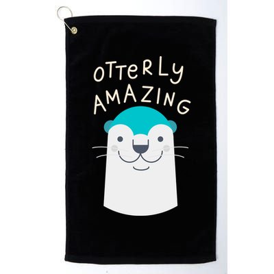 Otterly Amazing Cute Funny Golf Towel