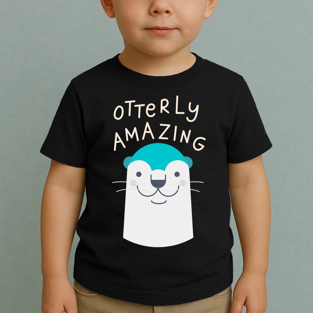 Otterly Amazing Cute Funny Toddler T-Shirt