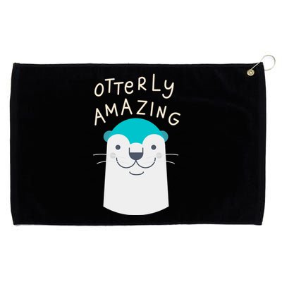 Otterly Amazing Cute Funny Grommeted Golf Towel