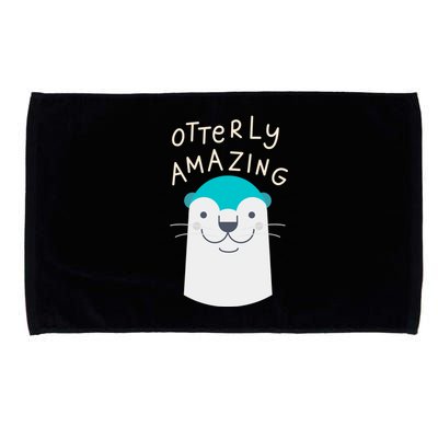 Otterly Amazing Cute Funny Microfiber Hand Towel