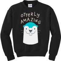 Otterly Amazing Cute Funny Kids Sweatshirt