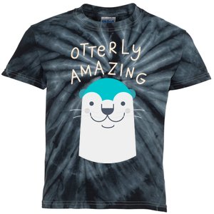 Otterly Amazing Cute Funny Kids Tie-Dye T-Shirt