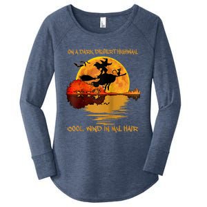 On A Dark Desert Highway-Cool Wind In My Hair Witch Raglan Women's Perfect Tri Tunic Long Sleeve Shirt