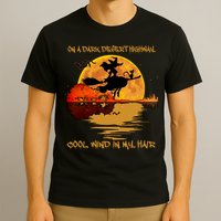 On A Dark Desert Highway Cool Wind In My Hair Witch T-Shirt