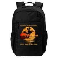 On A Dark Desert Highway Cool Wind In My Hair Witch Backpack