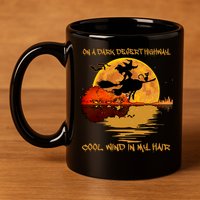 On A Dark Desert Highway Cool Wind In My Hair Witch 11oz C Handle Ceramic Mug
