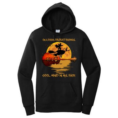 On A Dark Desert Highway Cool Wind In My Hair Witch Women's Pullover Hoodie