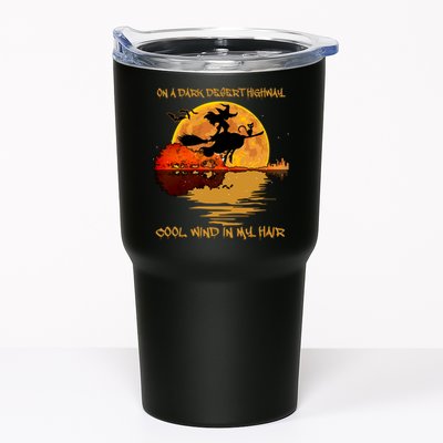 On A Dark Desert Highway Cool Wind In My Hair Witch Tumbler