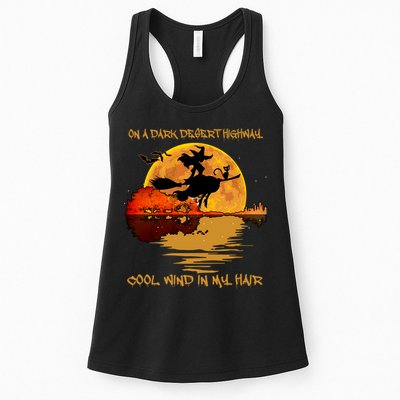 On A Dark Desert Highway Cool Wind In My Hair Witch Womens Tank Top