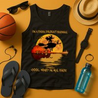 On A Dark Desert Highway Cool Wind In My Hair Witch Tank Top