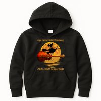 On A Dark Desert Highway Cool Wind In My Hair Witch Kids Hoodie