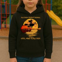 On A Dark Desert Highway Cool Wind In My Hair Witch Kids Hoodie