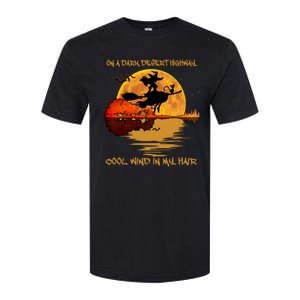 On A Dark Desert Highway Cool Wind In My Hair Witch Softstyle CVC T-Shirt