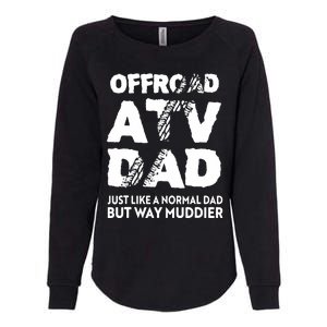 OffRoad ATV Dad Funny Quad 4Wheeling Father Womens California Wash Sweatshirt