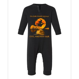 On A Dark Desert Highway Witch Infant Fleece One Piece