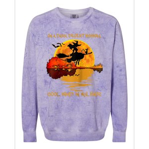 On A Dark Desert Highway Cool Wind In My Hair Witch Design Colorblast Crewneck Sweatshirt