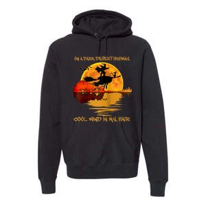 On A Dark Desert Highway Cool Wind In My Hair Witch Design Premium Hoodie