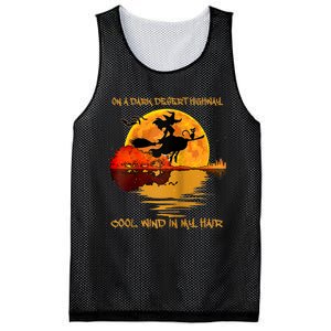 On A Dark Desert Highway Cool Wind In My Hair Witch Design Mesh Reversible Basketball Jersey Tank