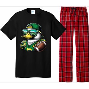 Oregon Apparel Design With Cute Green Duck Pajama Set