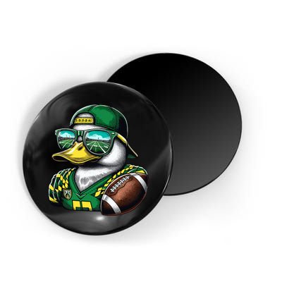 Oregon Apparel Design With Cute Green Duck Magnet