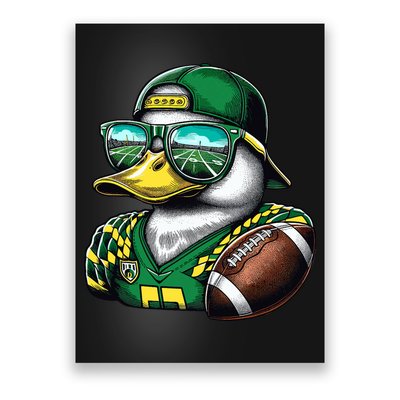Oregon Apparel Design With Cute Green Duck Poster