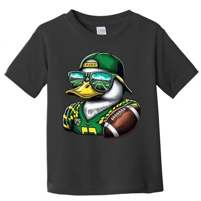 Oregon Apparel Design With Cute Green Duck Toddler T-Shirt