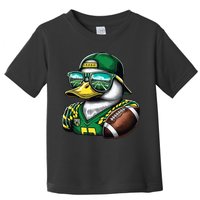 Oregon Apparel Design With Cute Green Duck Toddler T-Shirt