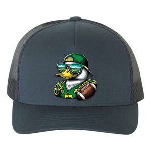 Oregon Apparel Design With Cute Green Duck Yupoong Adult 5-Panel Trucker Hat