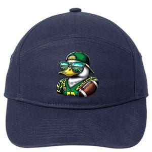 Oregon Apparel Design With Cute Green Duck 7-Panel Snapback Hat