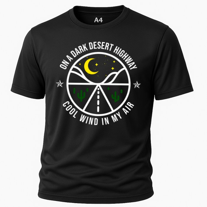 On A Dark Desert Highway Cool Wind In My Hair Adventurous Performance Shirt