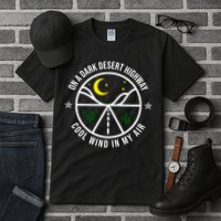 On A Dark Desert Highway Cool Wind In My Hair Adventurous Tall T-Shirt