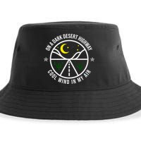 On A Dark Desert Highway Cool Wind In My Hair Adventurous Sustainable Bucket Hat