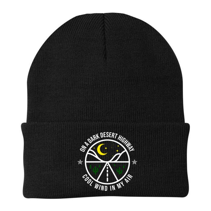 On A Dark Desert Highway Cool Wind In My Hair Adventurous Beanie