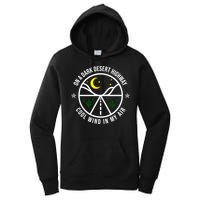 On A Dark Desert Highway Cool Wind In My Hair Adventurous Women's Pullover Hoodie