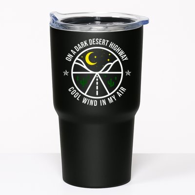 On A Dark Desert Highway Cool Wind In My Hair Adventurous Tumbler