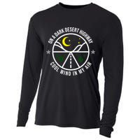 On A Dark Desert Highway Cool Wind In My Hair Adventurous Cooling Performance Long Sleeve Crew