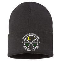 On A Dark Desert Highway Cool Wind In My Hair Adventurous Sustainable Knit Beanie