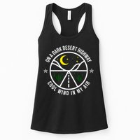 On A Dark Desert Highway Cool Wind In My Hair Adventurous Womens Tank Top