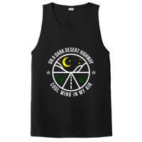 On A Dark Desert Highway Cool Wind In My Hair Adventurous PosiCharge Competitor Tank