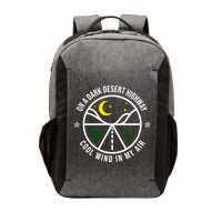 On A Dark Desert Highway Cool Wind In My Hair Adventurous Vector Backpack