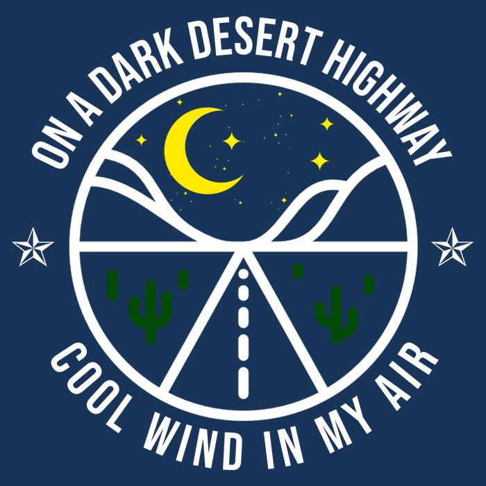 On A Dark Desert Highway Cool Wind In My Hair Adventurous Infant Baby Jersey Bodysuit