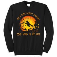 On A Dark Desert Highwaycool Wind In My Hair Witch Sweatshirt